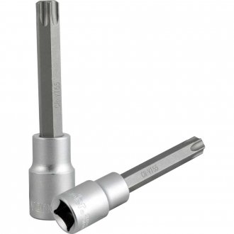 Soquete hexalobular macho longo, encaixe de 1/2