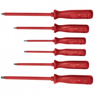 Jogo de chaves de fenda/phillips, com haste isolada, com 6 pe�as, 150-160NR, GEDORE