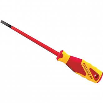 Chave de fenda 8 mm x 175 mm, com haste isolada, VDE 2170-8, 091.812 GEDORE