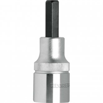 Soquete hexagonal 17,0 mm, encaixe de 1/2