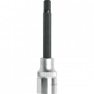 Soquete hexagonal longo 10 mm, com encaixe 1/2