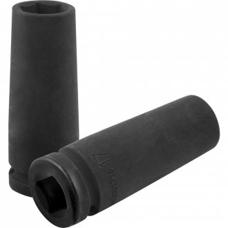 Soquete sextavado longo de impacto, 17 mm, encaixe de 1/2