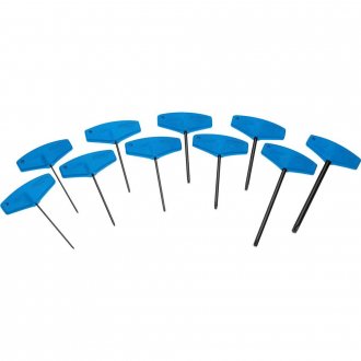 Jogo de chaves hexalobular com cabo tipo T, T9 a T50, com 10 pe�as, 024.495, GEDORE