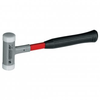 Martelo antirretrocesso de nylon, 35 mm, cabo fibra de vidro, 248F-35 050168 GEDORE