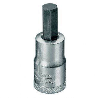 Soquete hexagonal 4,0 mm, encaixe de 1/2