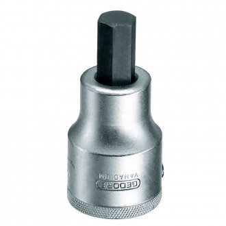 Soquete hexagonal 17,0 mm, encaixe de 3/4