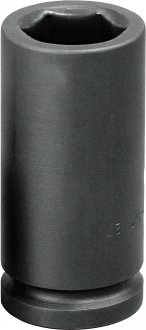 Soquete sextavado longo de impacto, 24 mm, encaixe de 3/4