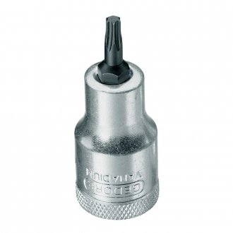 Soquete hexalobular macho, com encaixe de 1/2
