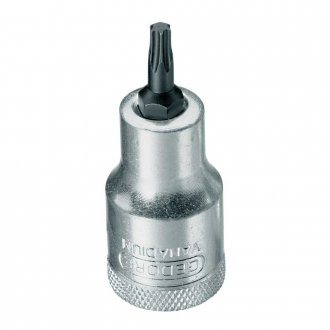Soquete hexalobular macho, com encaixe de 1/2