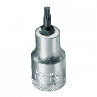Soquete hexalobular macho, com encaixe de 1/2