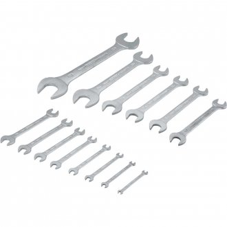 Jogo de chaves fixas, 6 mm a 50 mm, a�o cromo van�dio, 14 p�s, 004606 GEDORE