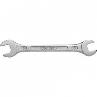 Chave fixa, 8 mm x  9mm, a�o especial, niquelado e cromado, S05120809 3370001, ROBUST