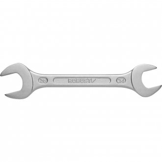 Chave fixa, 24 mm x 26mm, a�o especial, niquelado e cromado, S05122426 3370073, ROBUST