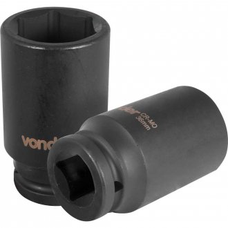 Soquete sextavado longo de impacto, 36 mm, encaixe de 3/4