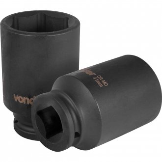 Soquete sextavado longo de impacto, 41 mm, encaixe de 3/4