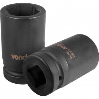 Soquete sextavado longo de impacto, 36 mm, encaixe de 1