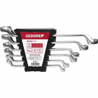 Jogo de chaves estrela, 6,0 mm a 17,0 mm, com 6 pe�as, R01185006, GEDORE RED