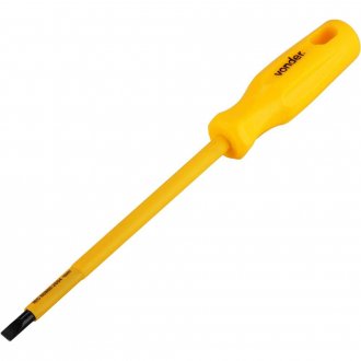 Chave de fenda com haste isolada, a�o cromo van�dio, 1/4