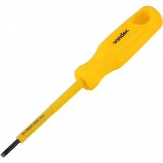 Chave de fenda com haste isolada, a�o cromo van�dio, 1/8