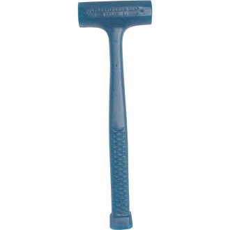 Martelo antirretrocesso em poliuretano, 200 gramas, azul, modelo 25 PLASTIPRENE