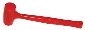 Martelo antirretrocesso em poliuretano, 800 gramas, vermelho, modelo 50 PLASTIPRENE