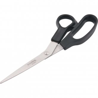 Tesoura multiuso curva, com cabo pl�stico, TC 215, VONDER