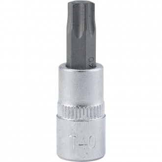 Soquete hexalobular macho, com encaixe de 1/4