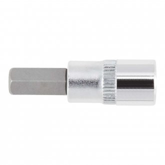 Soquete hexagonal 5,0 mm, encaixe de 1/4