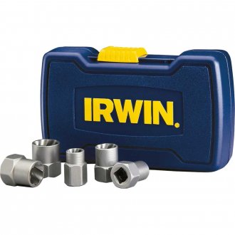 Jogo de extratores de parafusos e porcas, 5 pe�as, 394001 IRWIN