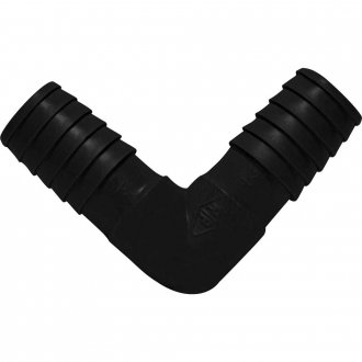 Joelho interno duplo LL (liso / liso) para mangueira, 3/4