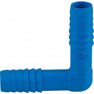 Joelho interno duplo LL (liso / liso) para mangueira, 1