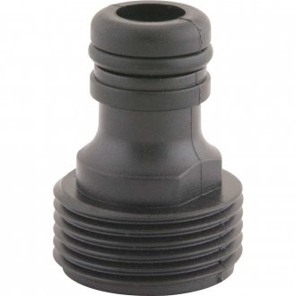 Conector pl�stico para torneira, rosca macho 3/4