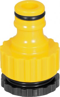 Conector pl�stico para torneira, rosca f�mea 3/4