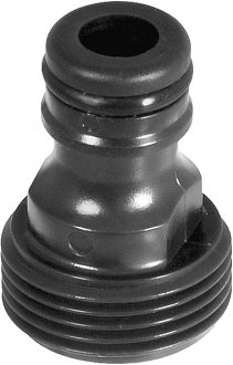 Conector pl�stico para torneira, rosca macho 3/4