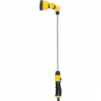 Esguicho pl�stico para jardim, 10 fun��es, engate 1/2