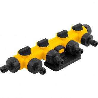 Adaptador m�ltiplo para mangueira com 4 sa�das e regulador de fluxo individual AMV 041, VONDER