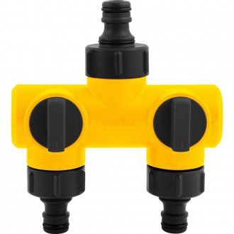 Adaptador m�ltiplo para mangueira com 2 sa�das e regulador de fluxo individual AMV 020, VONDER