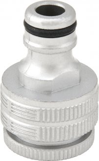 Conector de alum�nio para torneira, rosca f�mea de 3/4