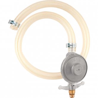 Regulador de g�s blindado, vaz�o de 1 kg/h, com mangueira de 80 cm, sem man�metro, 0727/02, tampa em ABS, IMAR