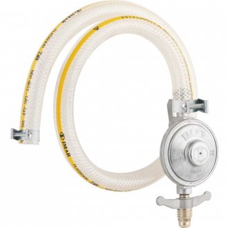 Regulador de g�s blindado, vaz�o de 1kg/h, com mangueira de 80 cm, sem man�metro, 0728/02, IMAR