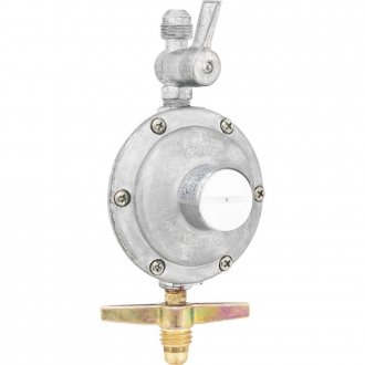 Regulador de g�s parafusado semi-industrial com vaz�o de 5 kg/h, sem man�metro, sem mangueira, 506/18BT, ALIAN�A