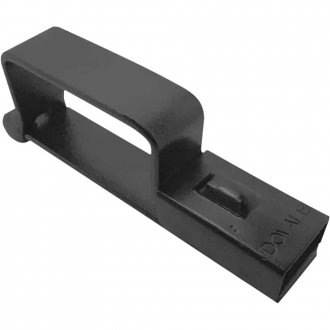 Porta-cadeado para port�o, n� 4, 91 mm x 45 mm, preto, para cadeado 30 mm, 73504, DOVALE