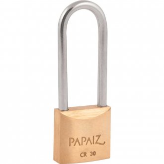 Cadeado haste longa, 30,0 mm x 50,0 mm, 0100301CX, PAPAIZ