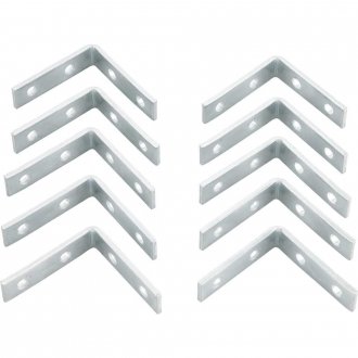 Cantoneira para cortina, 4 cm x 4 cm, zincada, VONDER