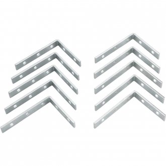 Cantoneira para cortina, 5 cm x 7 cm, zincada, VONDER