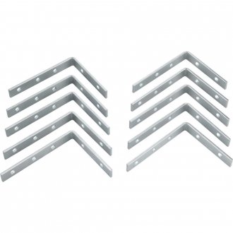 Cantoneira para cortina, 6 cm x 8 cm, zincada, VONDER