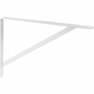 Cantoneira tipo m�o francesa, cor branca, 30 cm, VONDER
