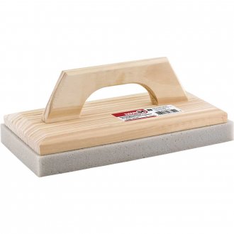 Desempenadeira de madeira com espuma 140 mm x 270 mm NOVE54