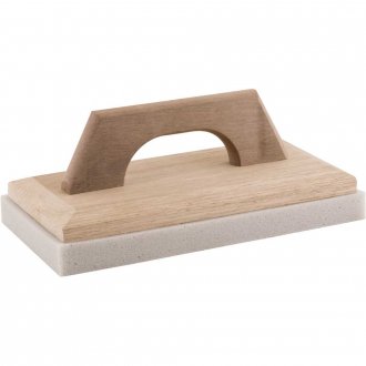 Desempenadeira de madeira, com espuma, 140 mm x 270 mm, VONDER