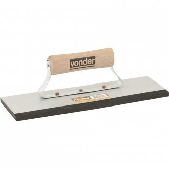 Desempenadeira de a�o, para rejunte, 95 mm x 300 mm, VONDER